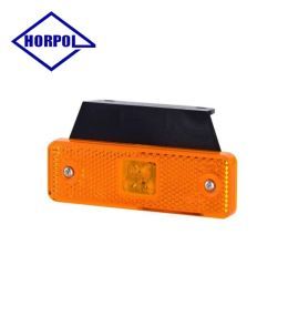 Luz de posición rectangular Horpol reflector de soporte naranja  - 1