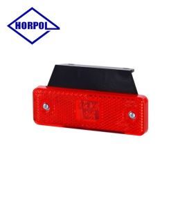 Luz de posición rectangular Horpol reflector de soporte rojo  - 1
