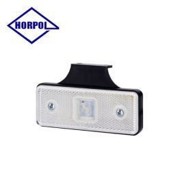 Horpol luz de posición rectangular soporte blanco  - 1