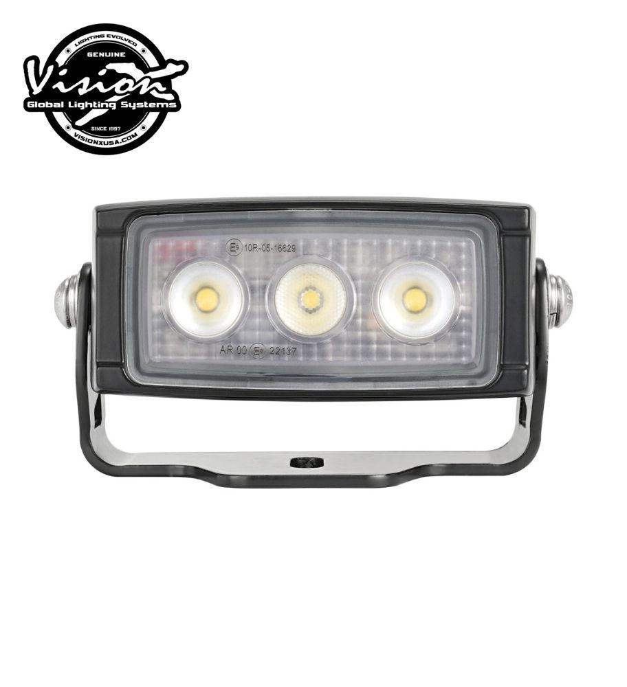 PHARE LED RECTANGLE MAX-POWER 120W + DRL BLANC