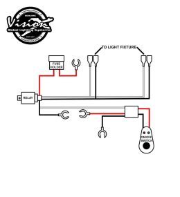 Vision X single or twin wiring harness  - 3
