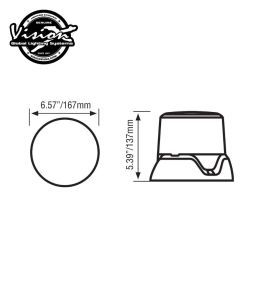 Vision X gyrophare Tremor XD lentille orange 48W  - 2