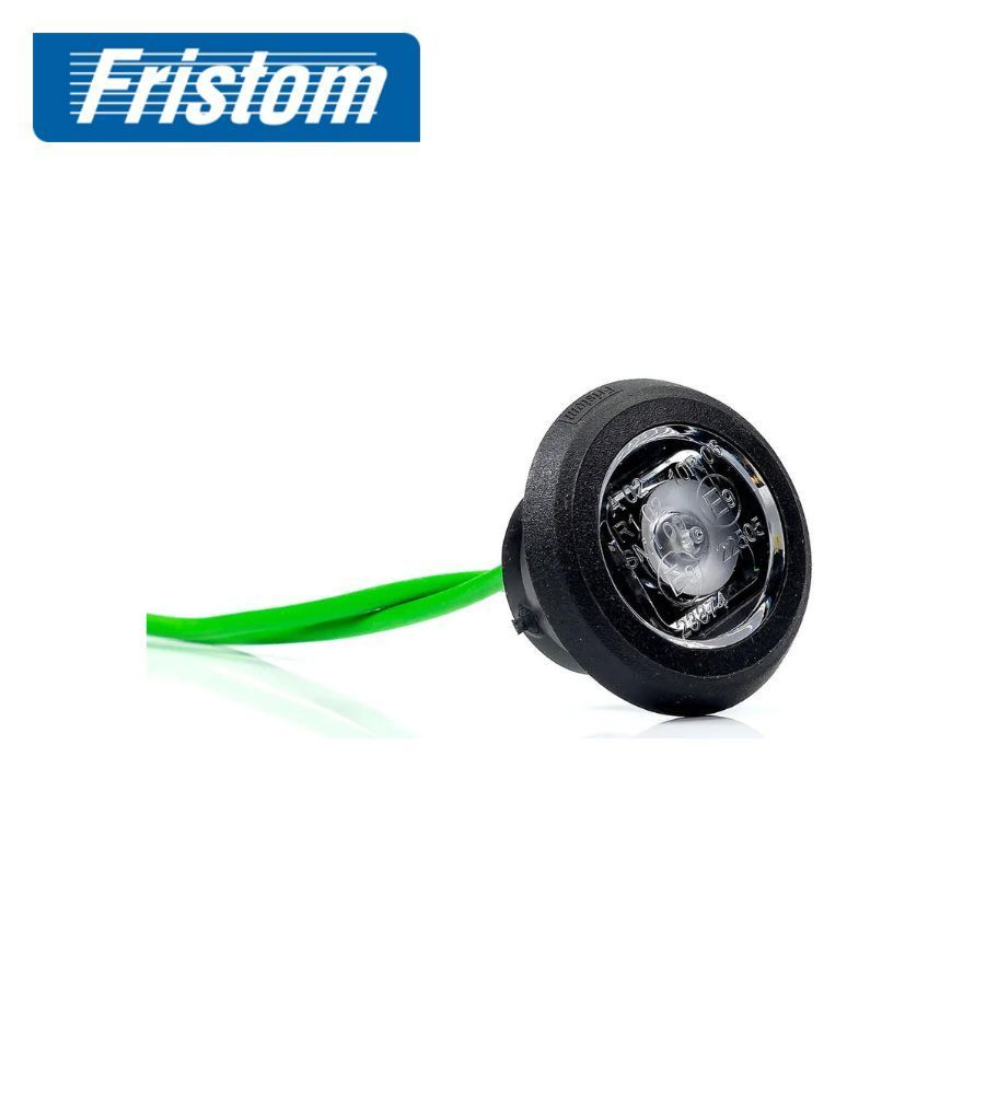 Fristom 1 led redondo empotrable luz de posición verde  - 1