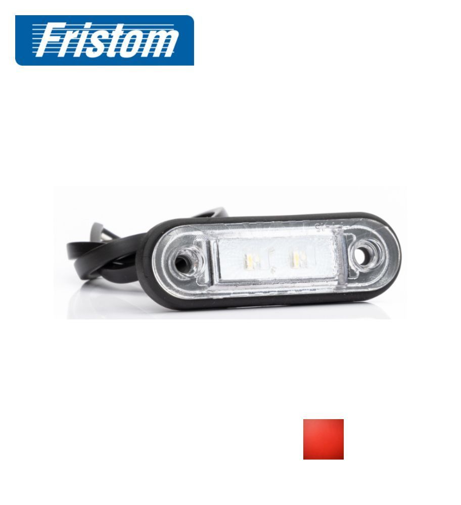Fristom 2 red LED rectangular position light  - 1