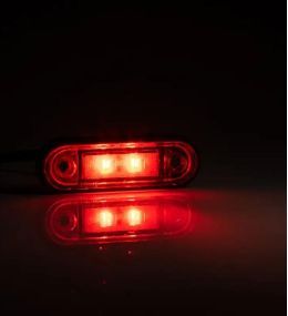 Fristom luz de posición rectangular de 2 LED rojos  - 2