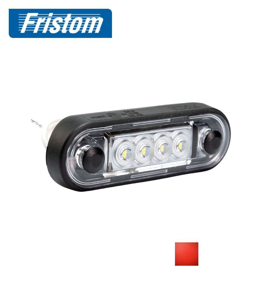Fristom 4 red LED rectangular position light  - 1