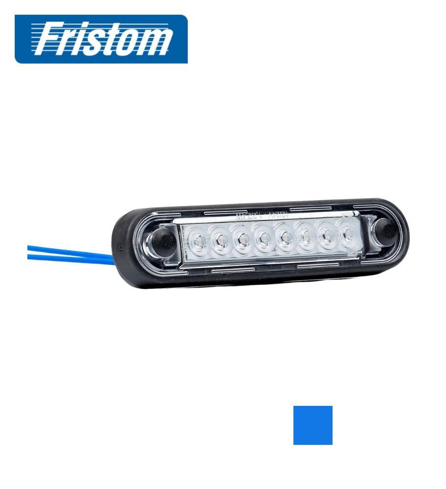 Fristom luz de posición rectangular de 8 LED, azul   - 1