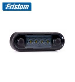 Fristom 4 LED rectangular position light DARK White  - 1