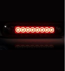Fristom luz de posición rectangular de 8 LED rojo OSCURO  - 2