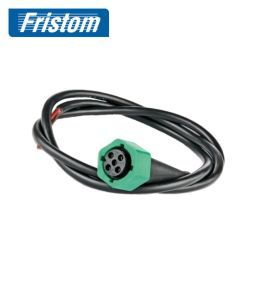 Fristom connecteur baïonnette 5 broches vert câble 1m