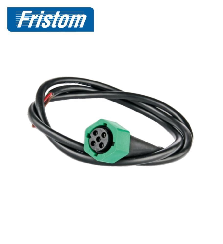 Fristom connecteur baïonnette 5 broches vert câble 1m