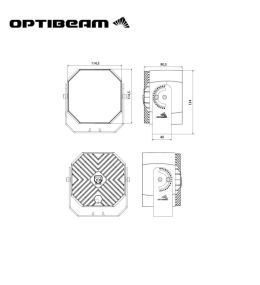 Optibeam octax 8.0 7400lm worklight  - 4