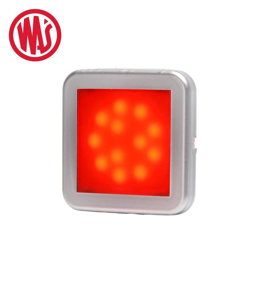 Was position light red square red lens  - 1