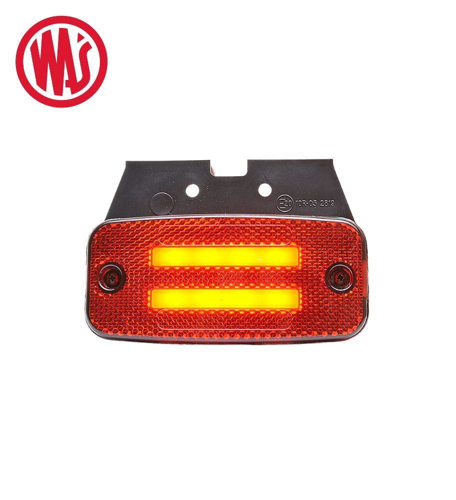 Was position lights rectangular retro-reflector red neon  - 1