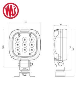 Was square worklight 4000lm  - 5