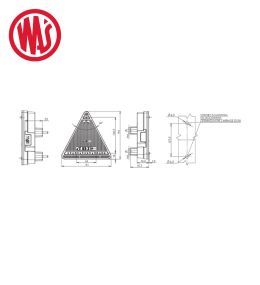 Was Phare arrière triangulaire multifonction gauche  - 5