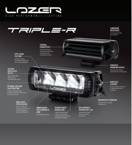 Kit de integración de rejilla Lazer Ford Ranger (2016+) Triple-R 750+  - 7