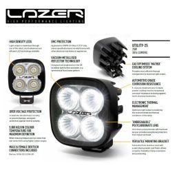 faro de trabajo LED Lazer- Utility 25-25W  - 4