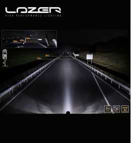 Lazer Sentinelle Linterna frontal de largo alcance 9" cromada 9520lm 97W  - 10