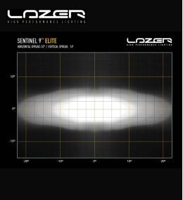 Lazer Sentinel 9" Elite wegkoplamp met groot bereik zwart 15232lm 145W  - 8