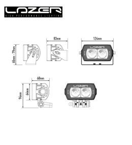 Lazer rampe led Evolution ST2 4.9" 124mm 2068lm  - 4