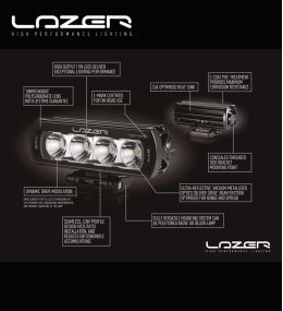 Lazer rampe led Evolution ST4 8" 204mm 4136lm  - 6