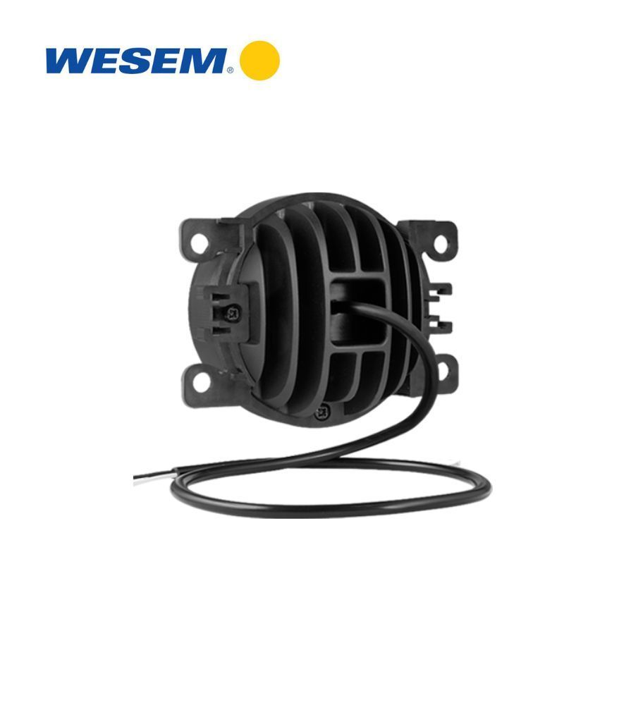 Wesem CRC5 round worklight 1500lm 18W 58° flush-mounted Cable