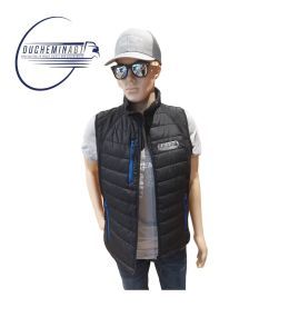 Ducheminagt Men's blue sleeveless jacket with zip  - 1
