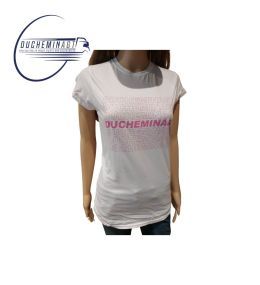 Ducheminagt T-Shirt femme rose courte manche  - 1