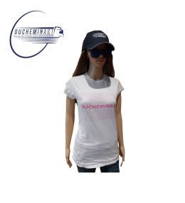 Ducheminagt Camiseta rosa de manga corta para mujer  - 2