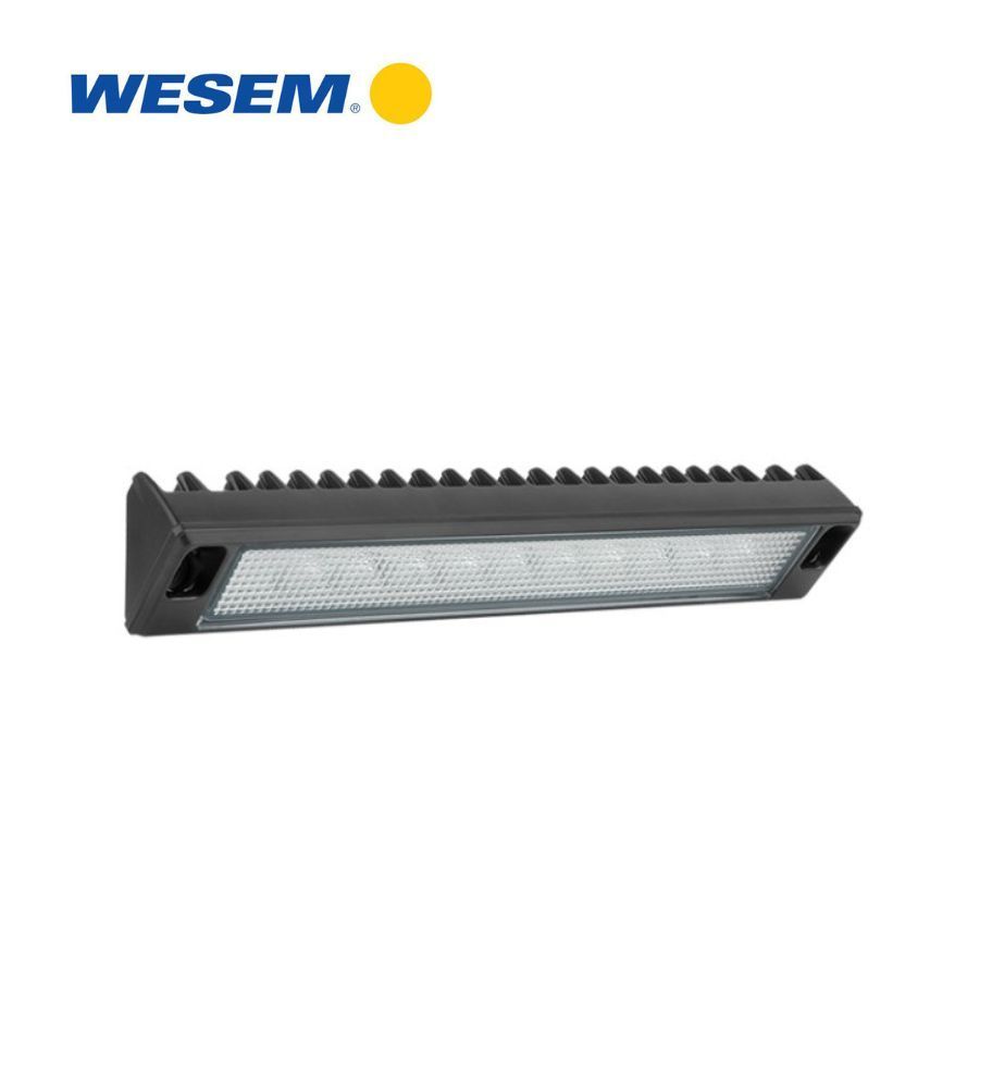 Foco de trabajo rectangular Wesem CRP1 1400lm 19W 30°X7° cable  - 1