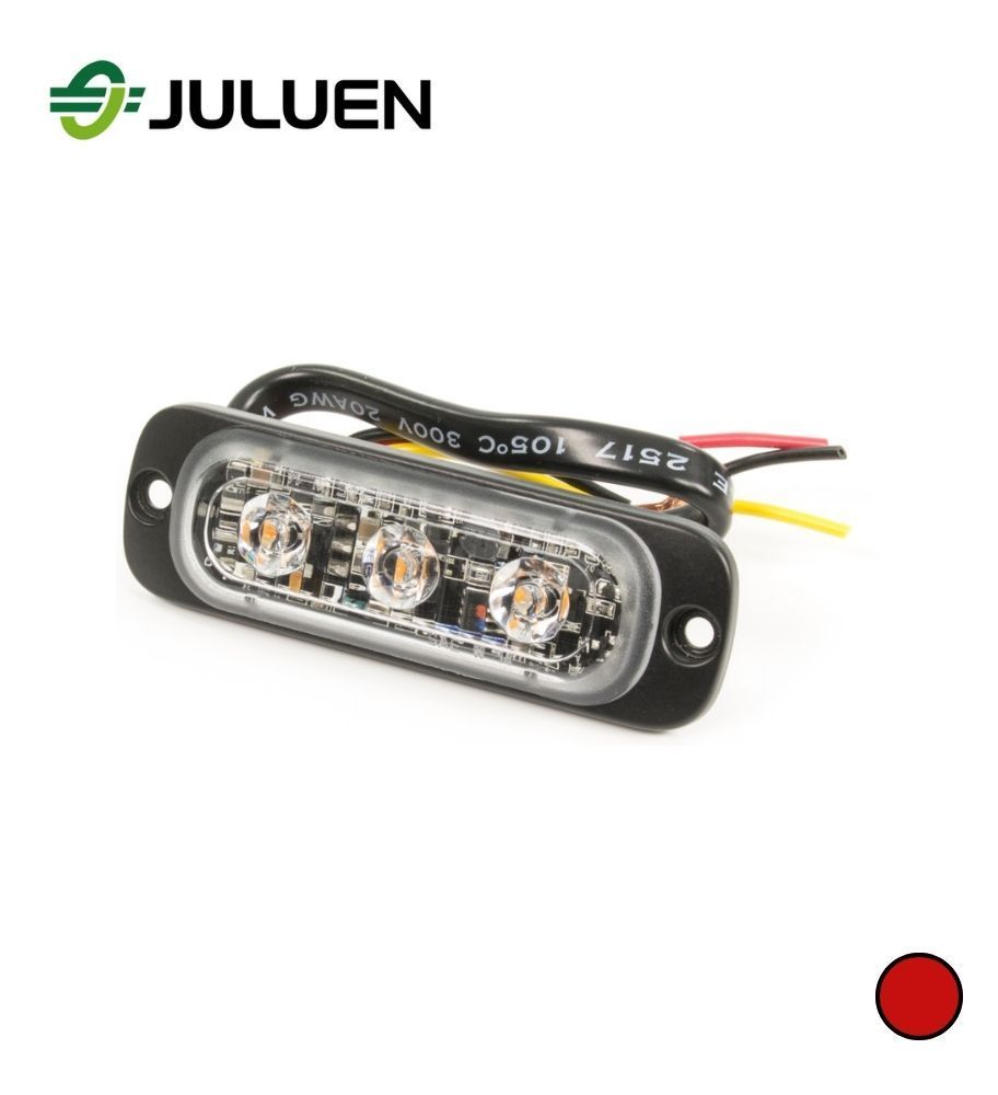 LED Flash JULUEN ST3 (Horizontal) - RC - Red  - 1
