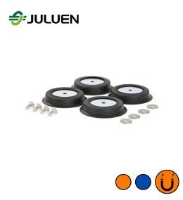 Juluen Flash Ramp Microbar EX clear lens blue and orange magnetic  - 3