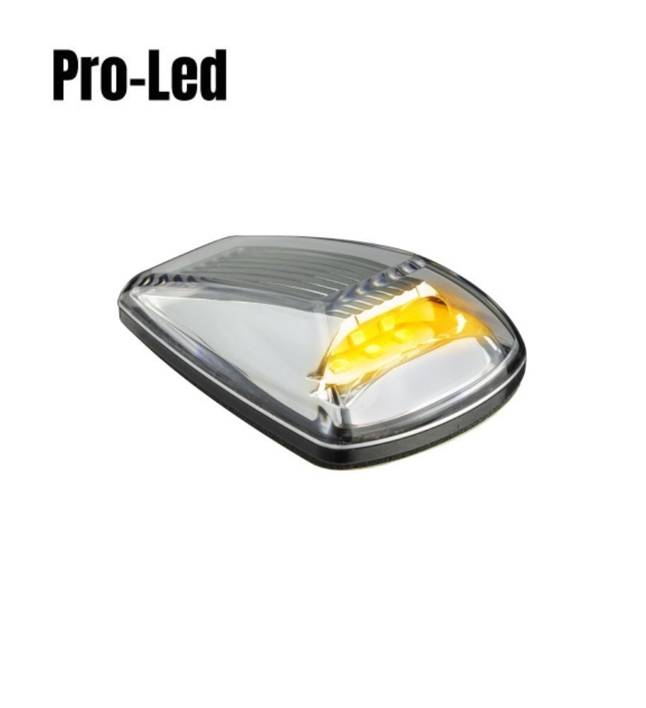 LED indicatielampje - 9-32V - Transparant glas - Oranje LED  - 1