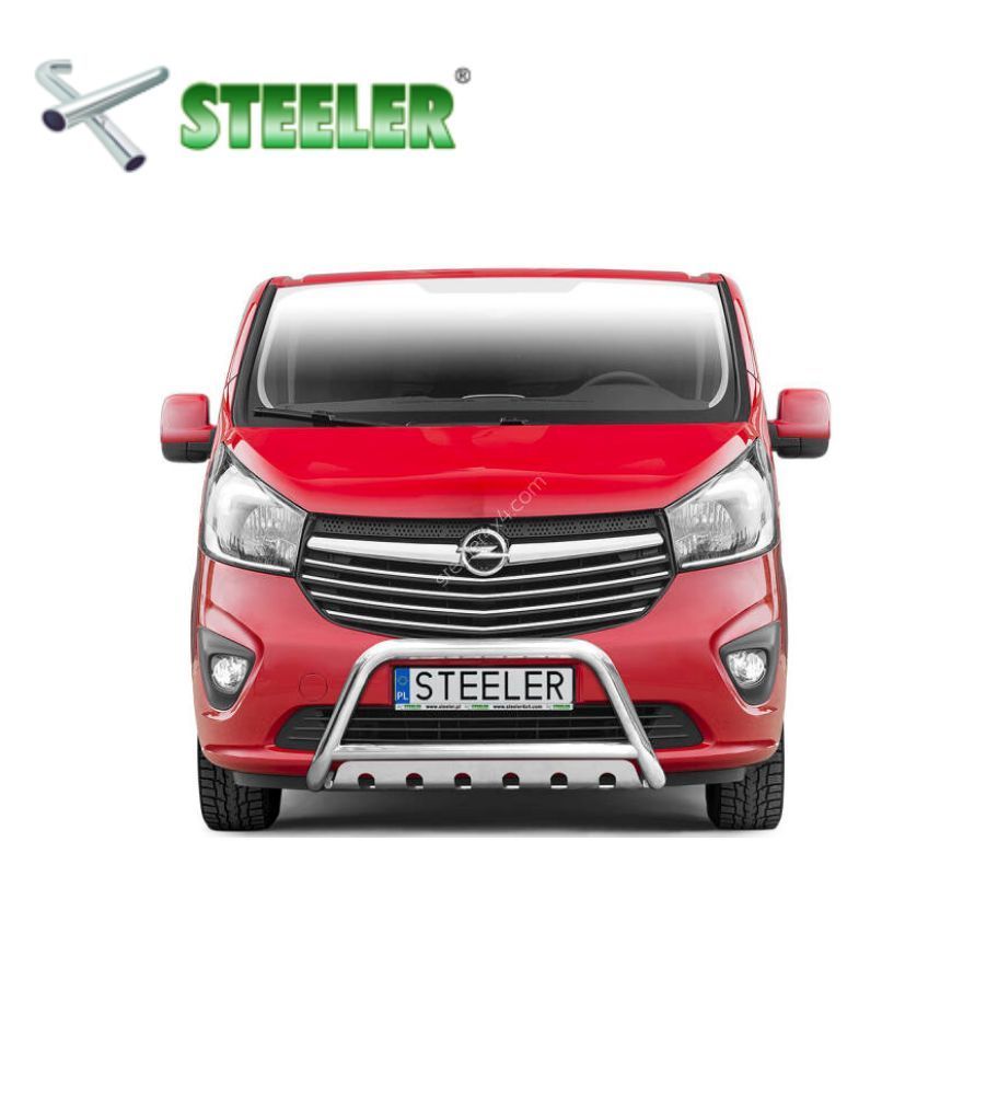 Büffelfänger mit Schutzplatte Opel Vivaro 2014-2019  - 1