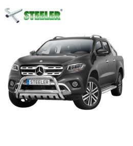 Pare Buffle avec plaque de protection Mercedes X-Class 2017-...  - 2