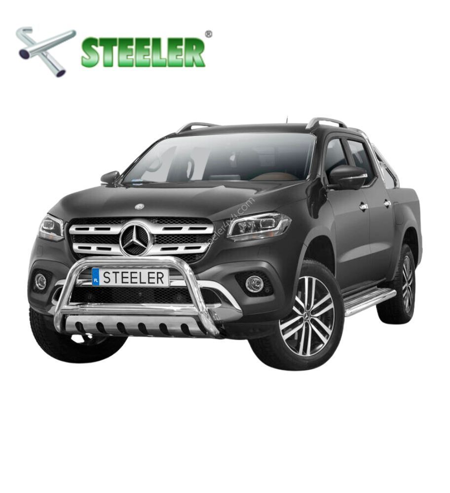 Pare Buffle avec plaque de protection Mercedes X-Class 2017-...  - 2