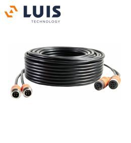 Luis Câble d'extension pour caméra 4 broches 2 connexion 20m  - 1