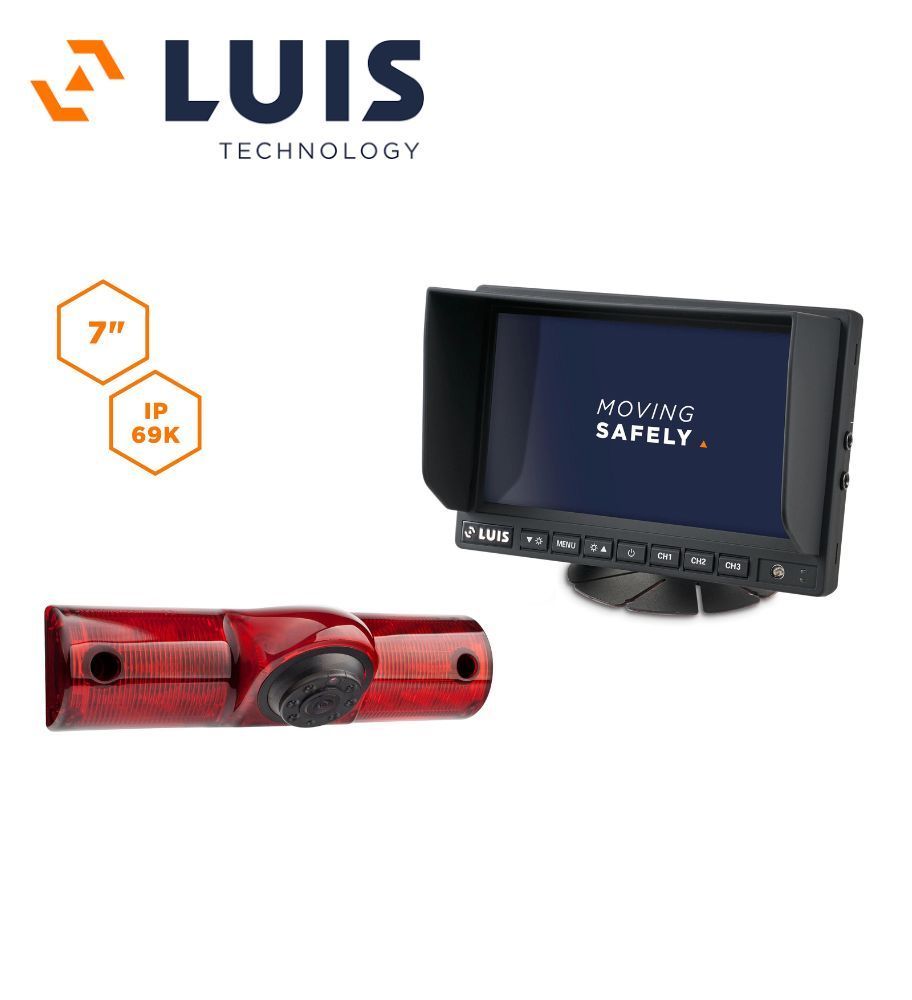 Luis Kit Rückfahrkamera 7" mit integriertem Bremslicht  - 1