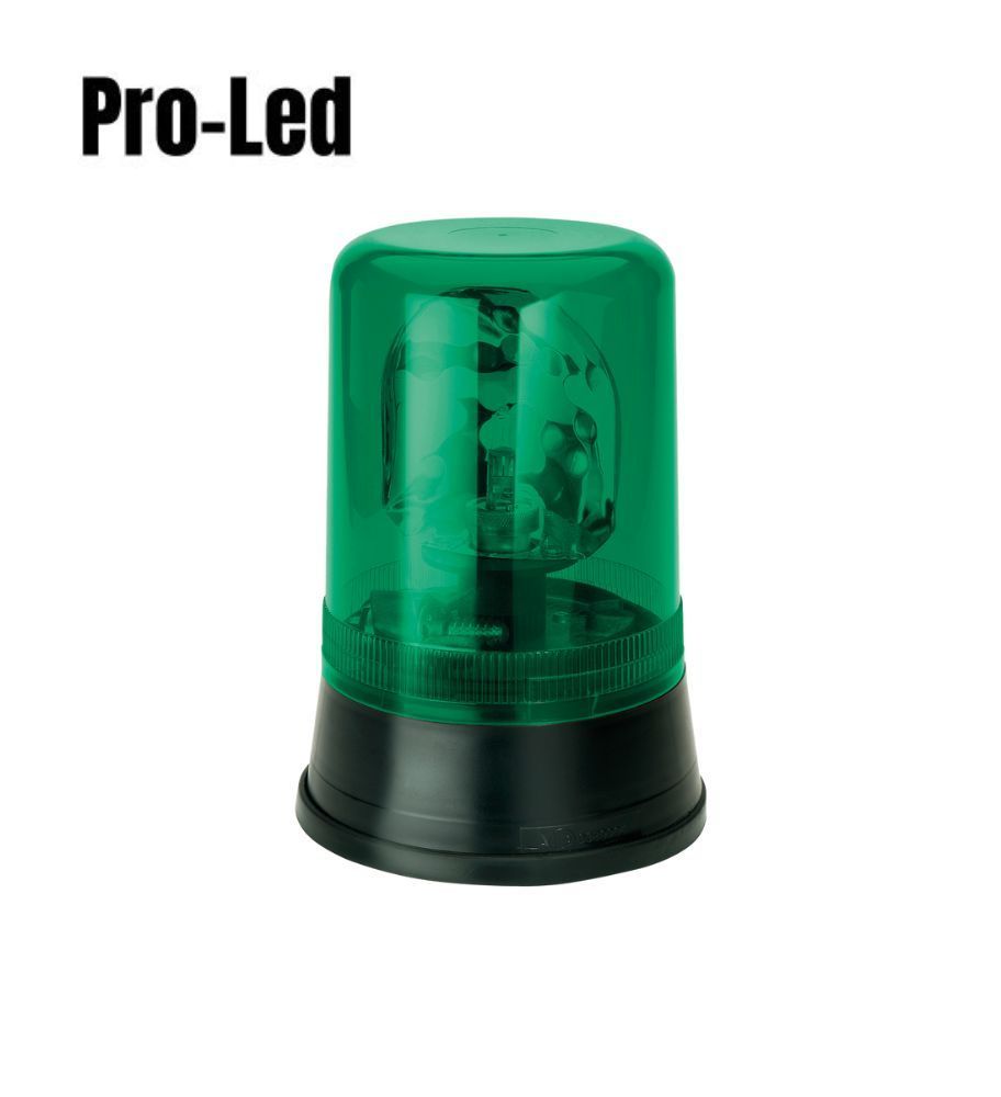 Pro Led Gyrophare Halogène 24v fixe vert  - 1