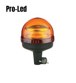 Pro-Led flashing beacon on orange pole  - 1