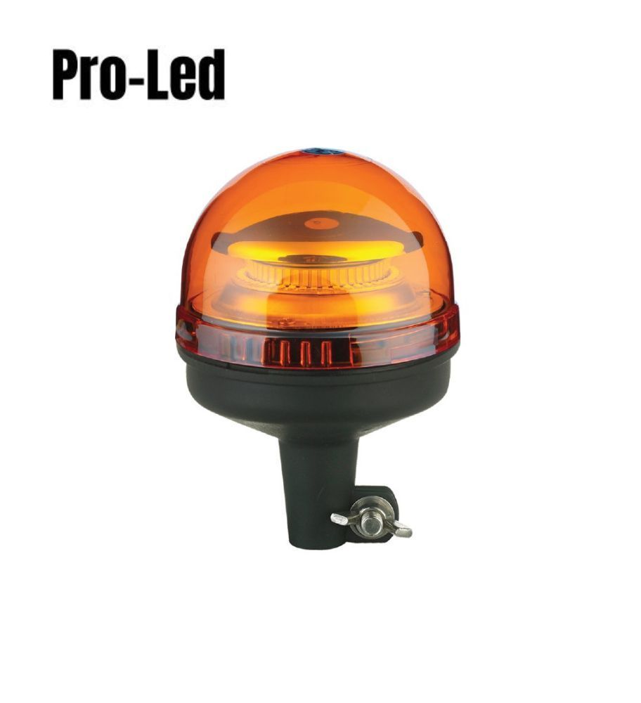 Pro-Led flashing beacon on orange pole  - 1