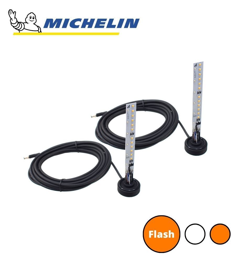 Luz de posición y flash amarillo/blanco Michelin  - 1