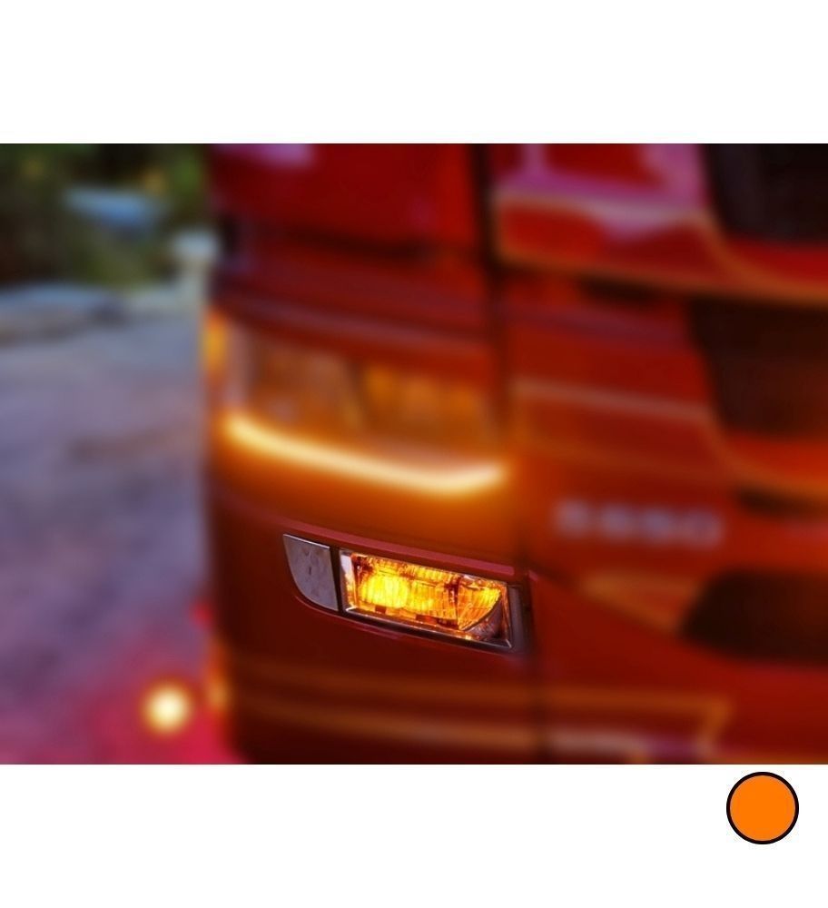 Feu de position supplémentaire phare antibrouillard Scania 2016-2022 orange  - 1