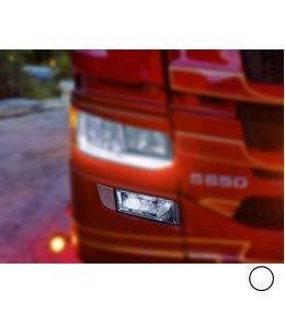 Additional position light for Scania +2016 fog light - Xenon white  - 3