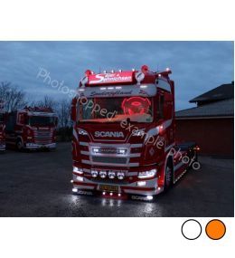 Luz antiniebla LED adicional - Scania 2016+ - Color Naranja y Blanco  - 5