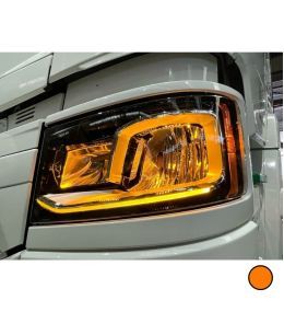 Luz de posición adicional para faro Scania LED +2016 - Naranja  - 3
