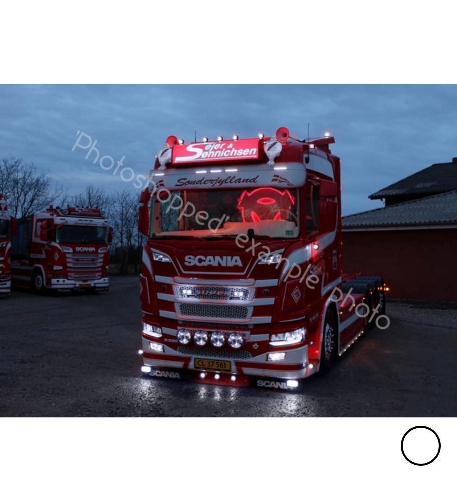 Feu de position supplémentaire Scania LED 2016+ Blanc Xénon  - 1