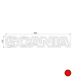 Base lumineuse Logo Scania Rouge  - 3
