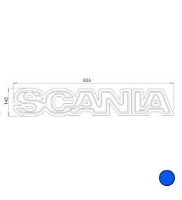 Base lumineuse Logo Scania Bleu  - 3